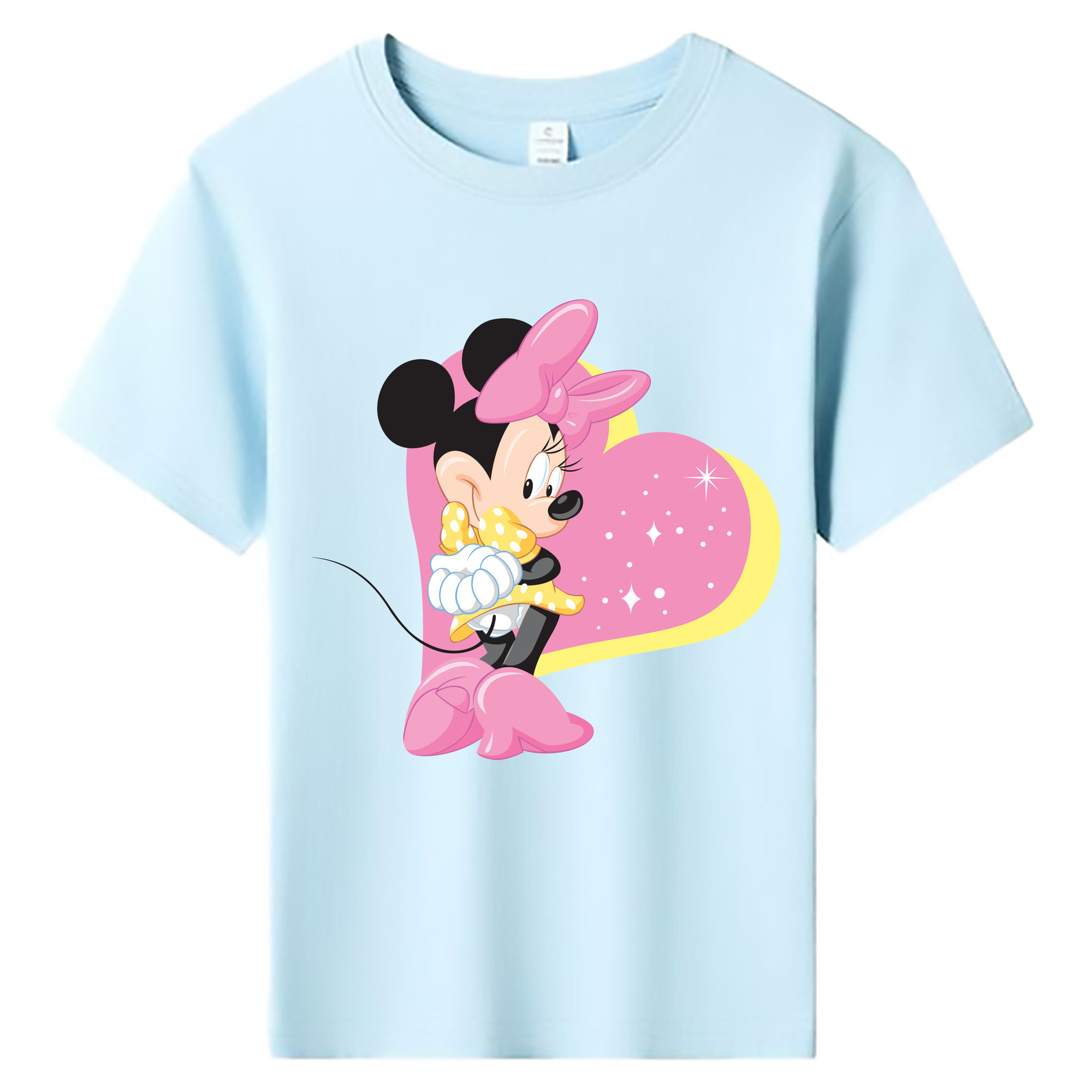 ミッキーマウス Mickey Mouse 綿100％キッズTシャツ（フロントプリント）